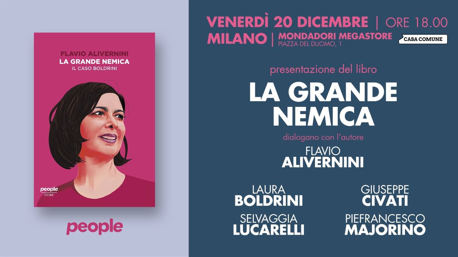 Il 20 dicembre con Laura Boldrini