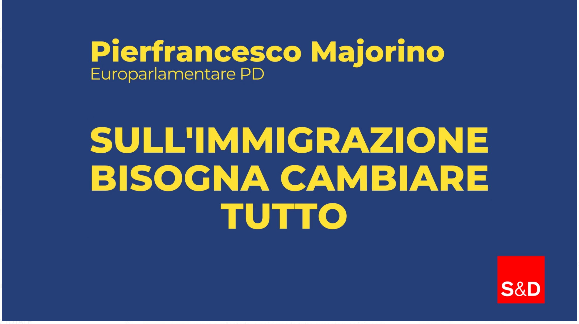 Sull’immigrazione bisogna cambiare tutto