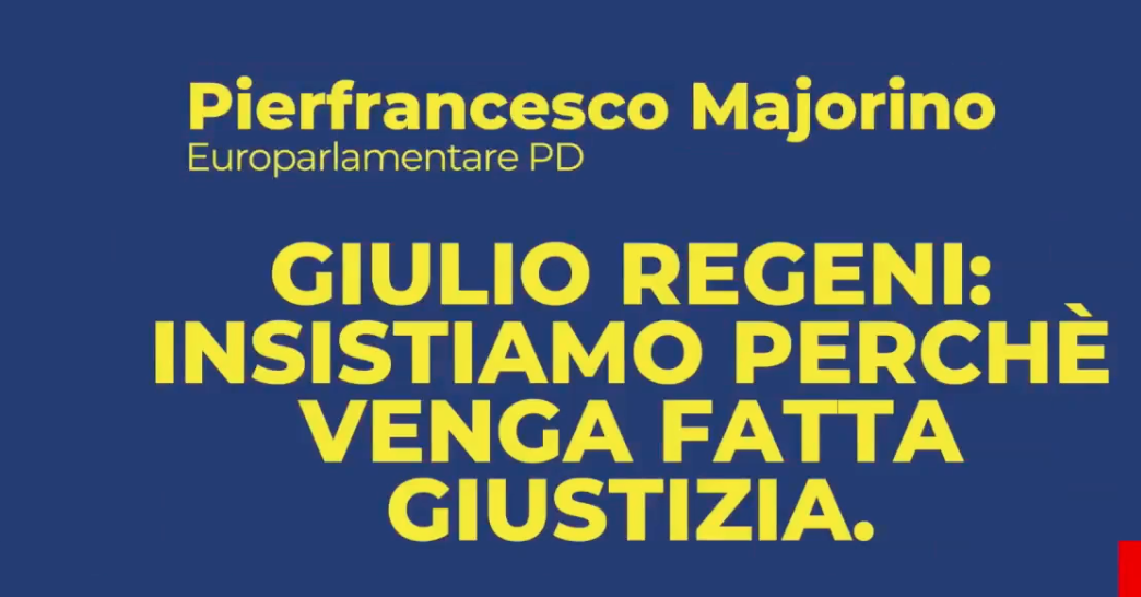 Giustizia per Giulio Regeni