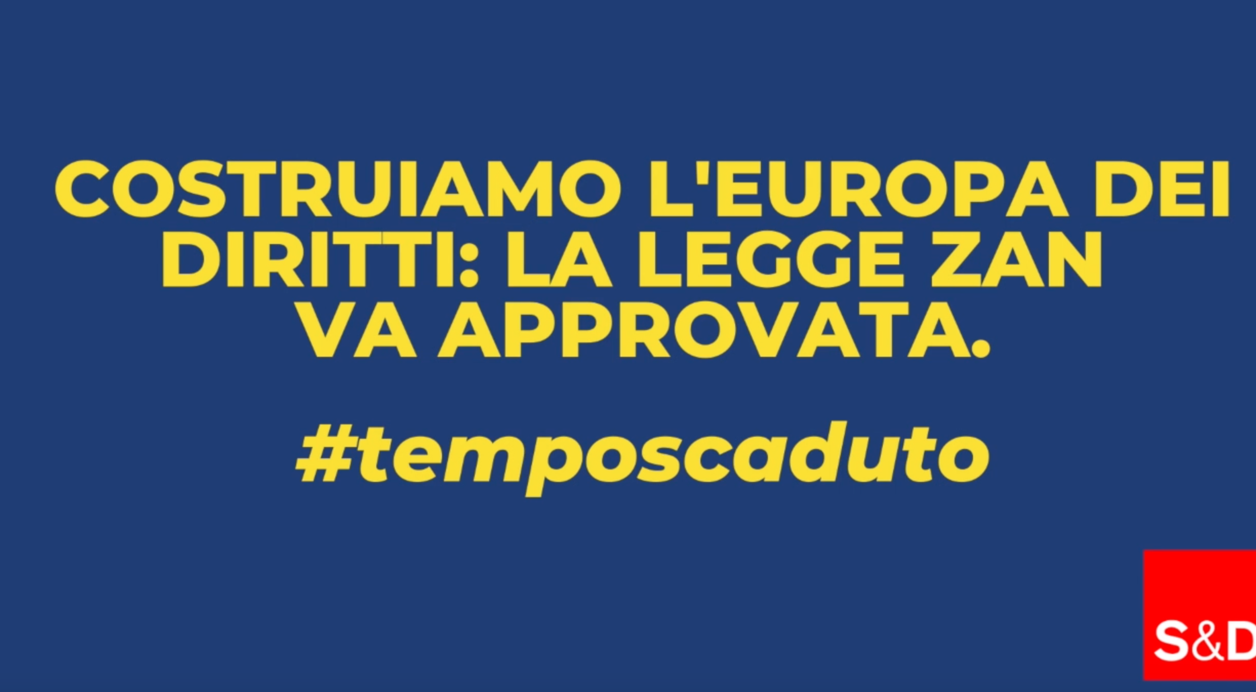 Ddl Zan: #temposcaduto