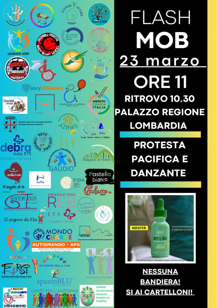 Sabato 23 in piazza al fianco delle persone disabili e delle loro famiglie